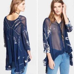 Free People Tie Me Down Blouse